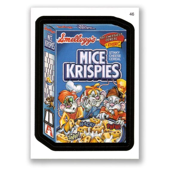 2007 Topps Wacky Packages Card - Series 5 - #46 Mice Krispies - Picture 1 of 2
